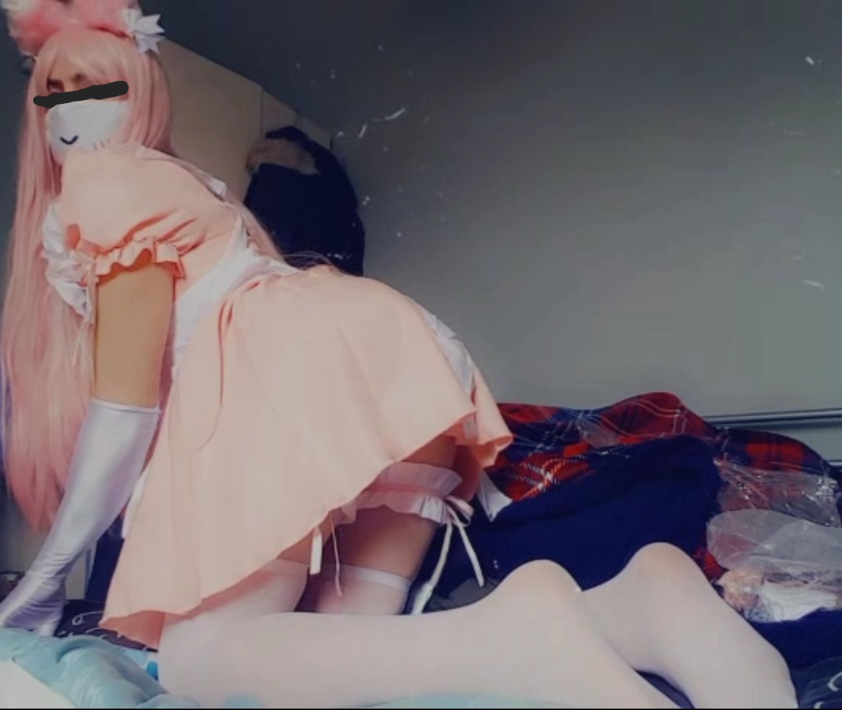 Sissy Femboy Maid Cosplay UNLOCK FACE @ ONLY - FANS #4