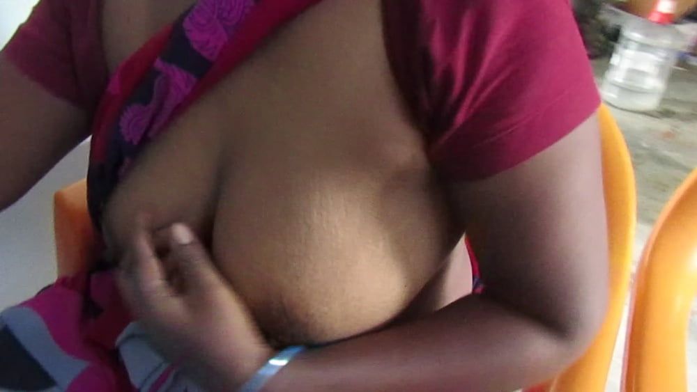 tamil horny aunty showing her boobs #20