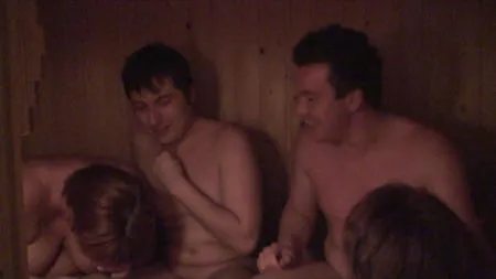 foursome in the sauna         