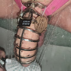Spiked Chastity Cage Cleaning
