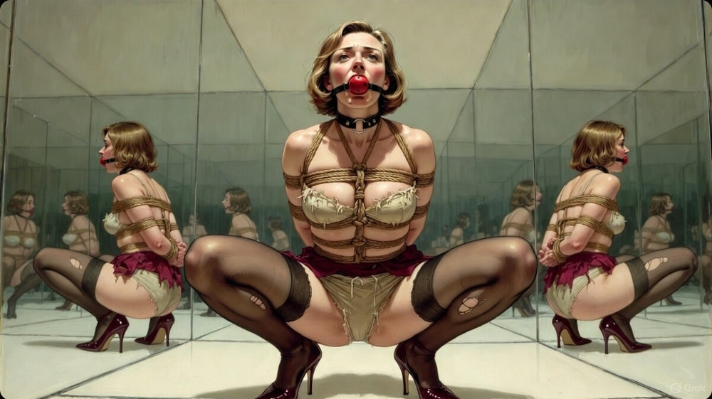 Pixwhores Experimental Enhanced: Reflected Shibari  #16