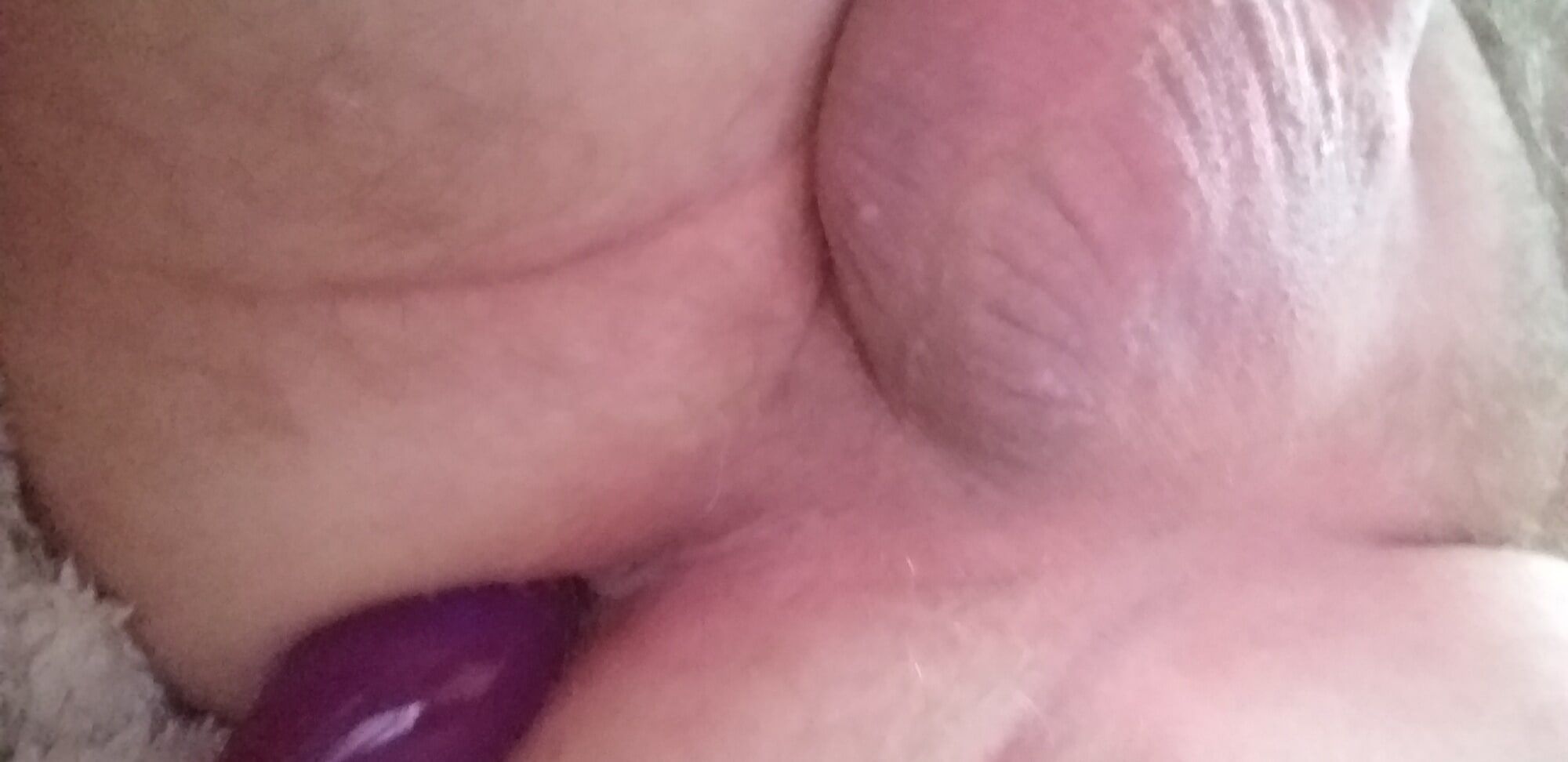 lying in bed and playing with a dildo in my ass and playing  #7
