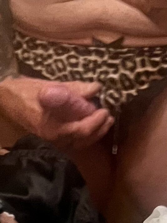 Solo wearing my girls panties 