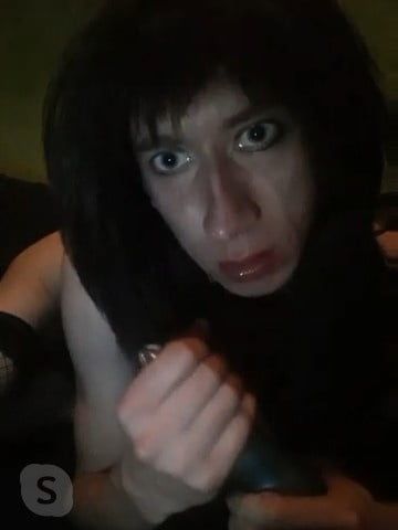 CipciaOliwcia's sissy captured on Skype. #7