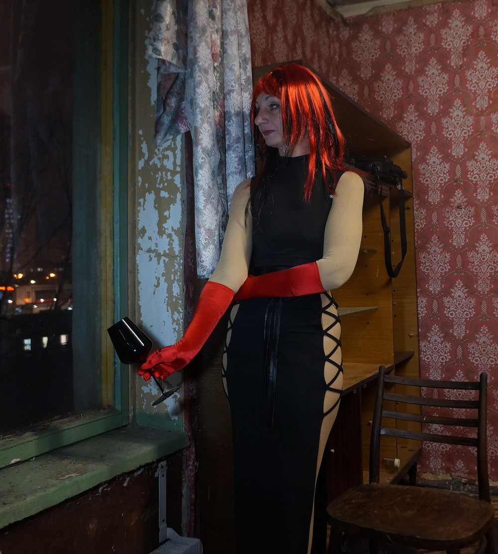 At the evening window #6