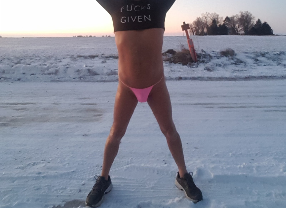 Pink Panties in public #35