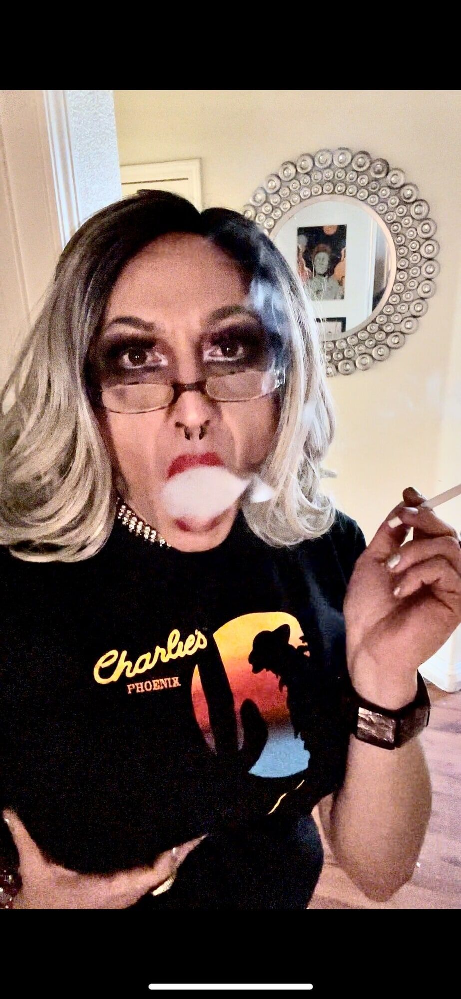 Goddess Marilyn Enjoys Her Yummy Cigarette #31