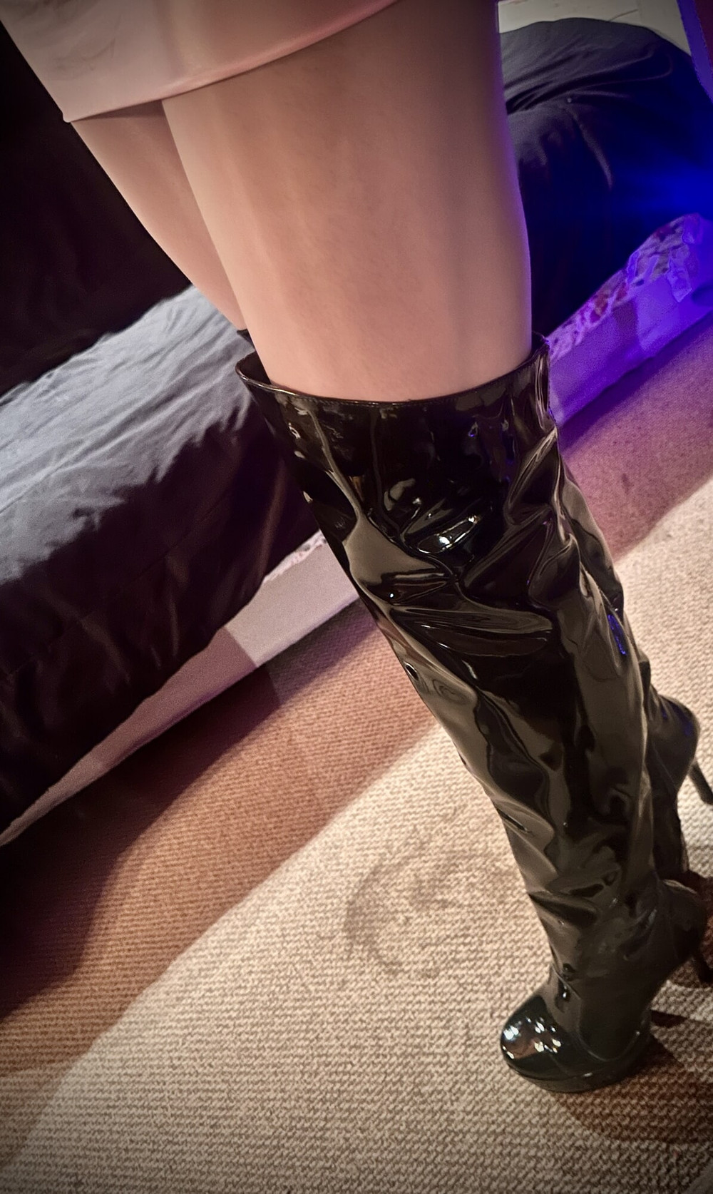 I Love To Walk With my High Heeled Long Boots & Tights  #19