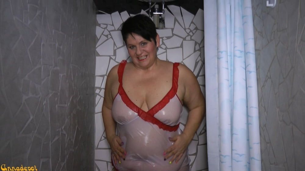 Annadevot - WETLOOK in the shower in BIKINI #15