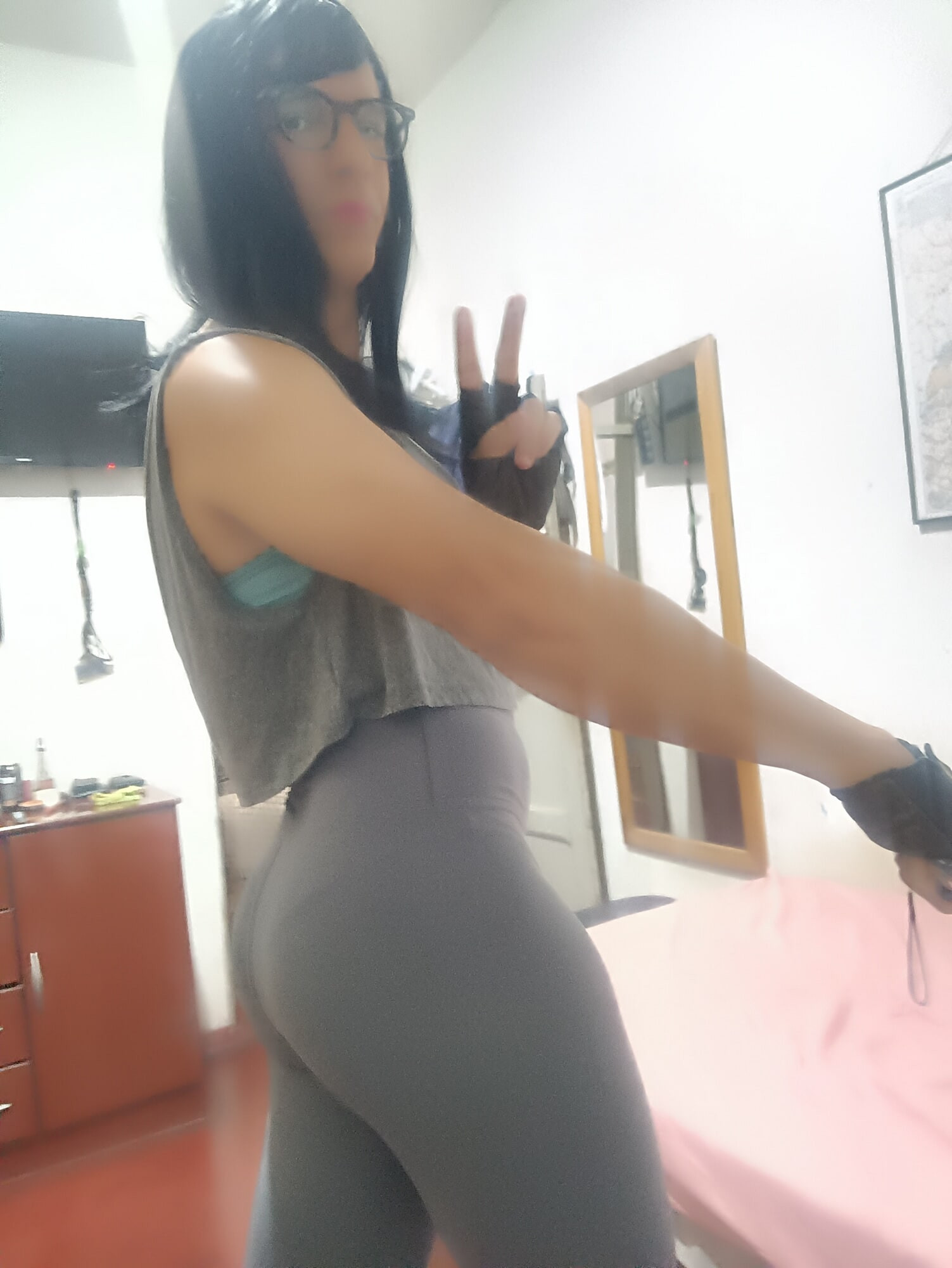Sakura Nakamura Skinner legging Grey  #37