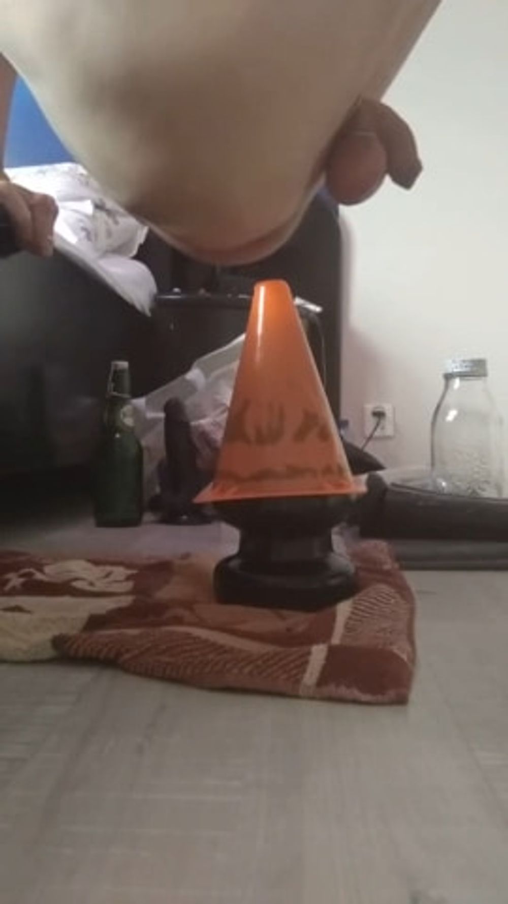 Close up cone deep in my ass pussy.