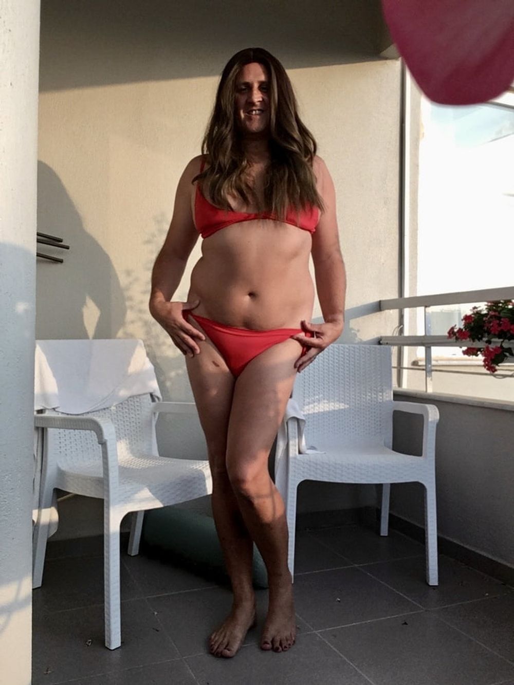 Red Bikini and tan lines #25