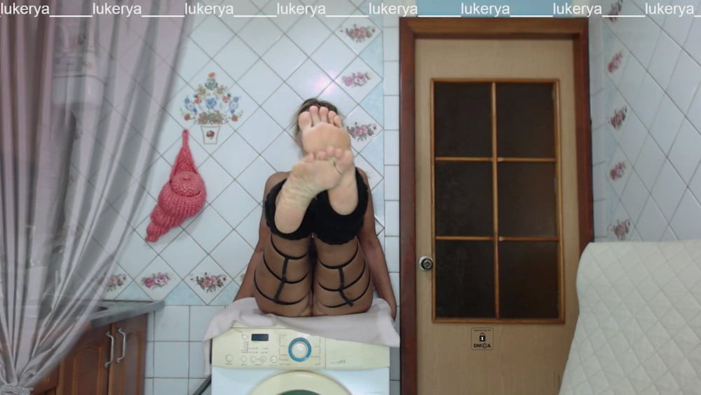 Lukerya in black straps #4