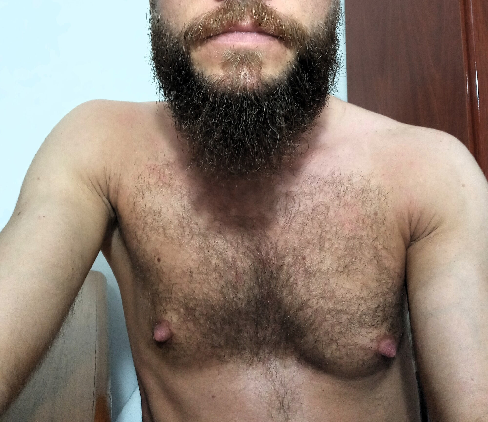 Beard, Hairy Chest and Big Nipples #15