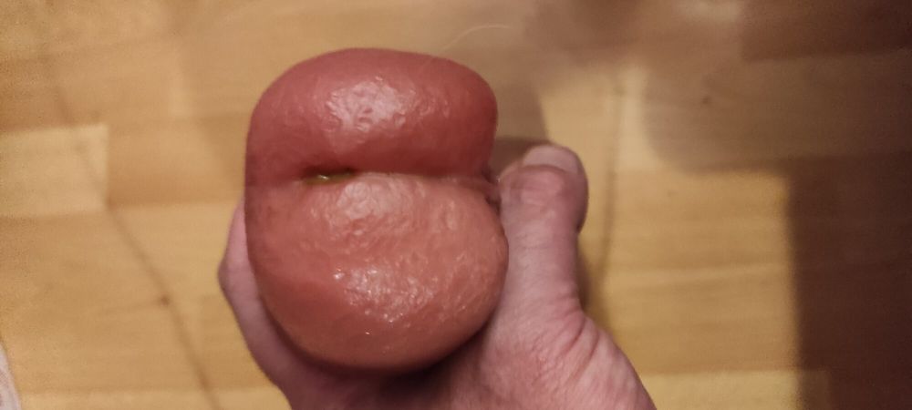 Compare my cock and the new dildo