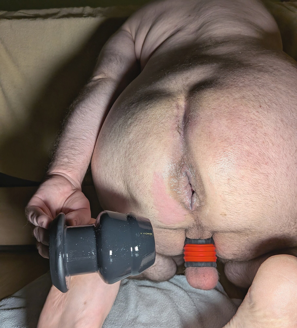 Pulling out large anal tunnel after 15 mins #6