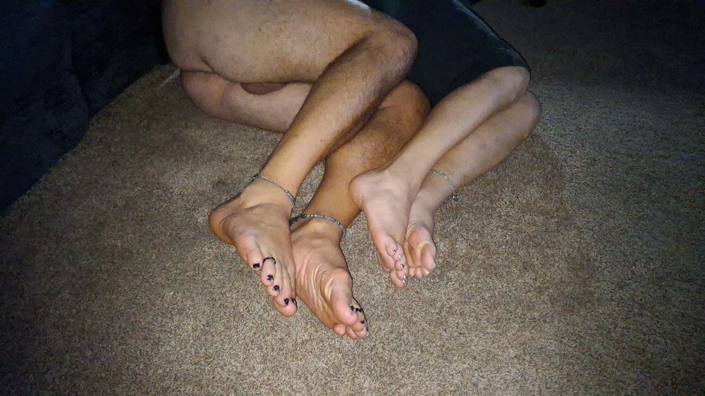 Showing off our legs and feet #12