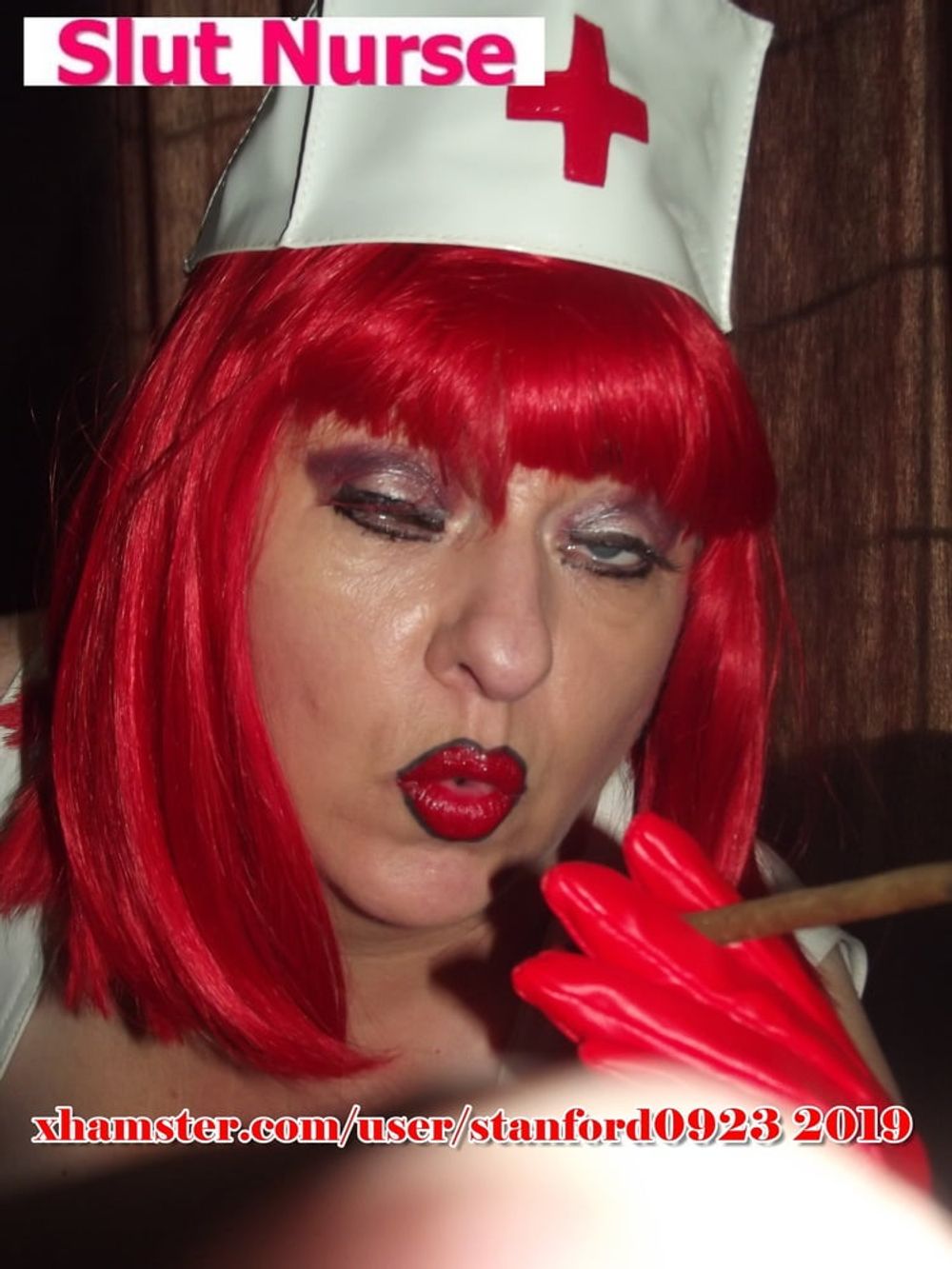 SMOKING SLUT NURSE  #13