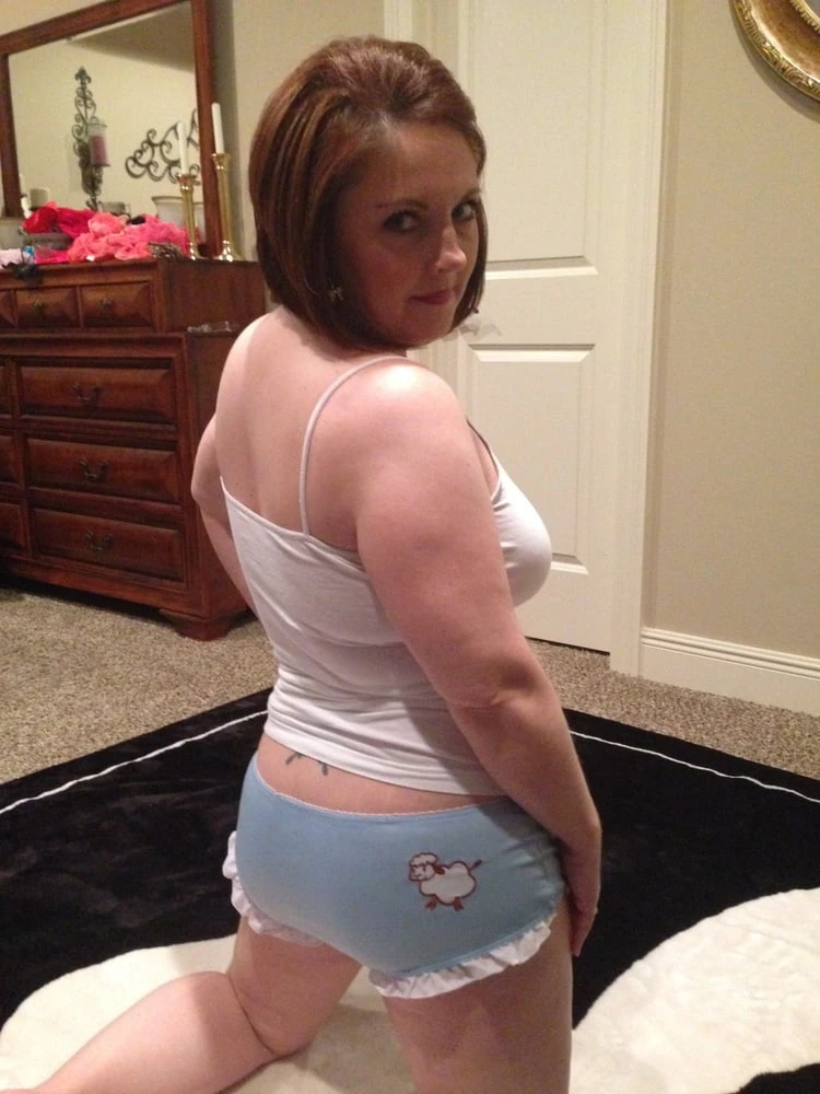 White tank and panties #43