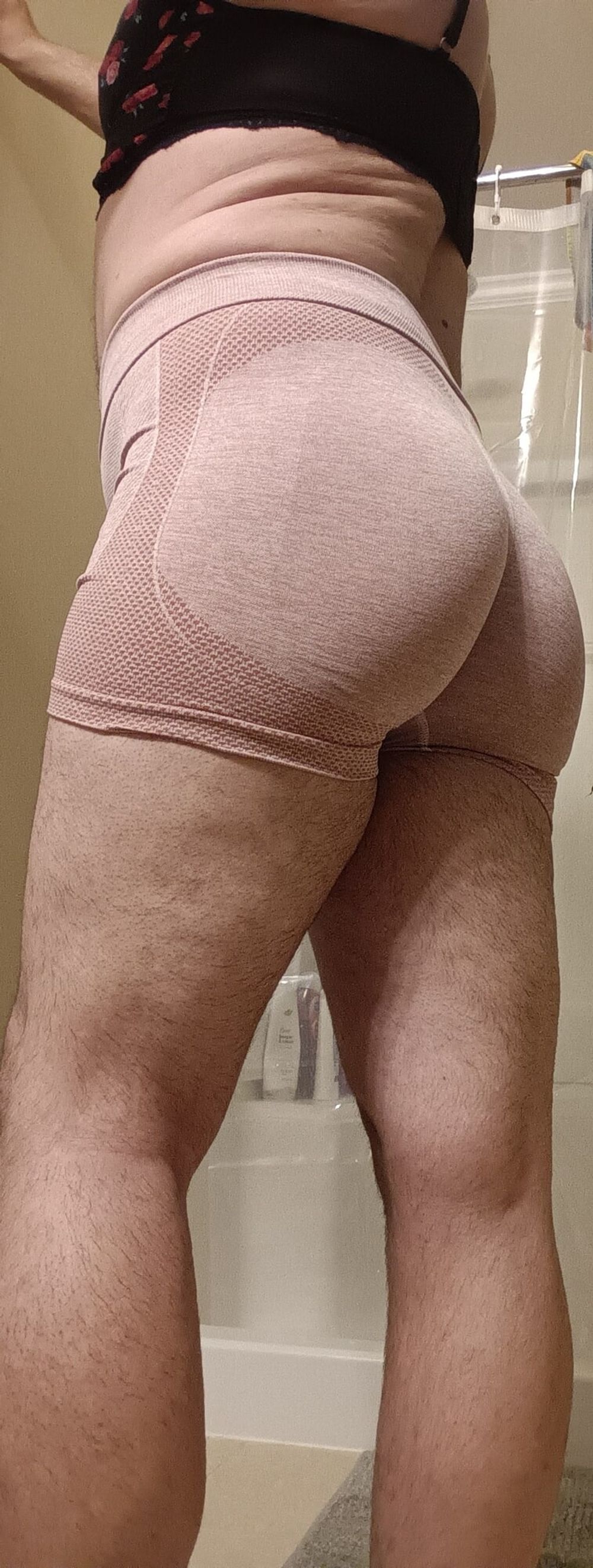 Ass looks so good in my little sexy shorts.... What do you t #2