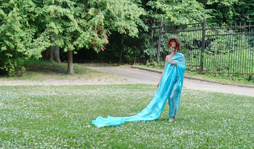 In a green blanket #2