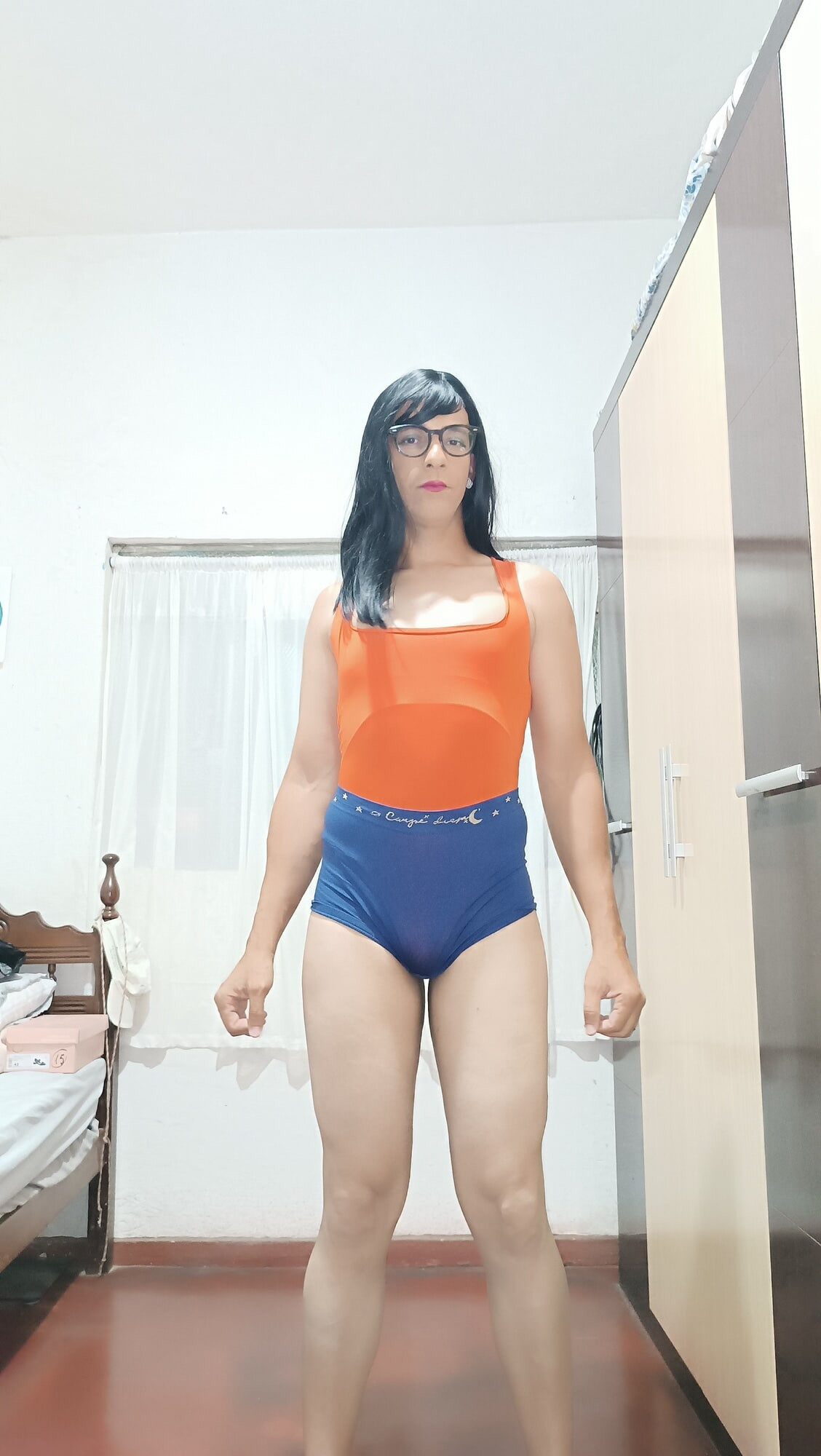Sakura Bodysuit Orange Collant 