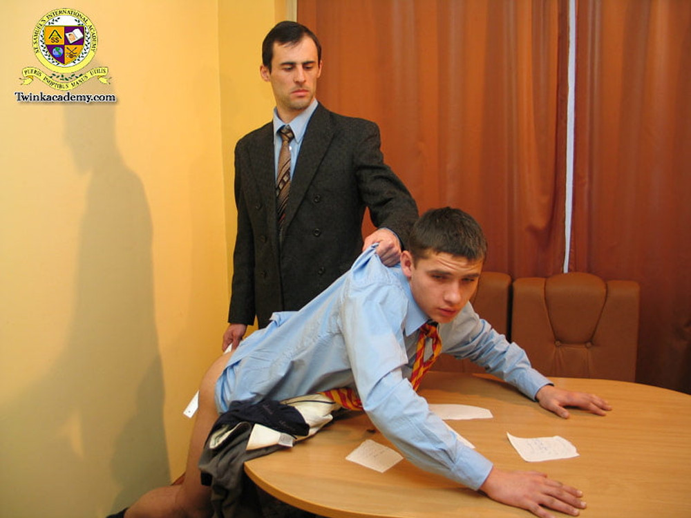 Marty gets spanked in detention by the headmaster #20