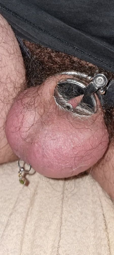 My new chastity cage after 2 days #20