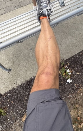 Summer calf stretch 