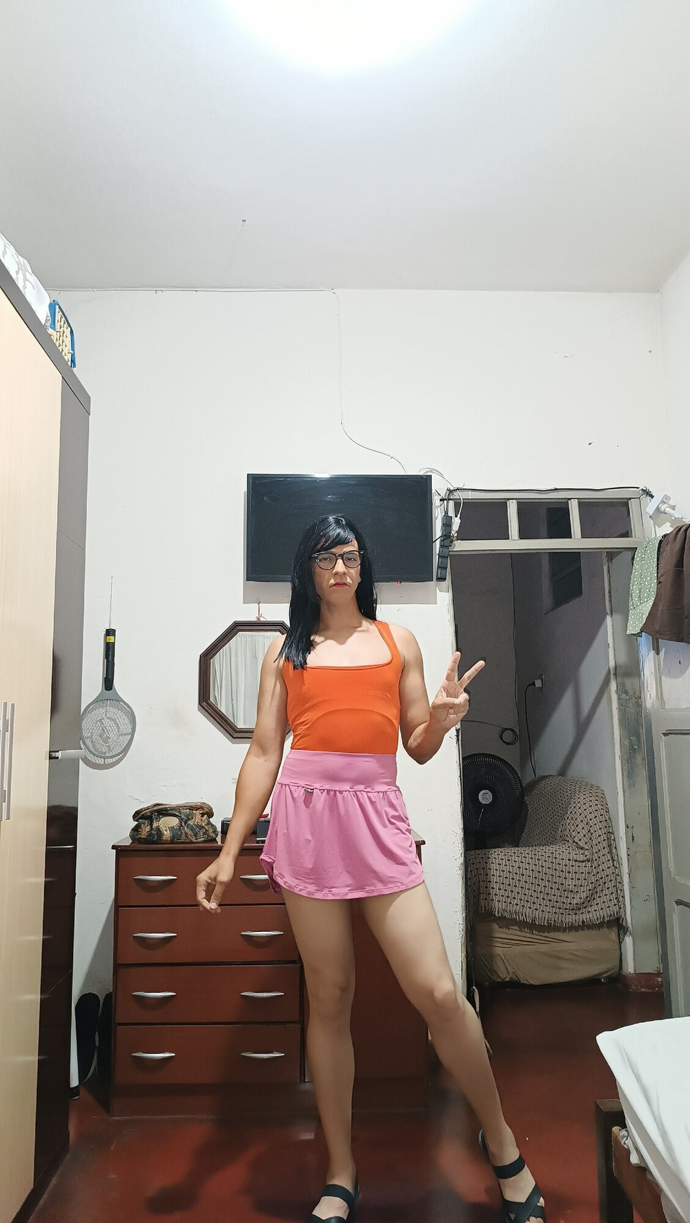 Sakura Bodysuit Orange And Dresser Pink  #13