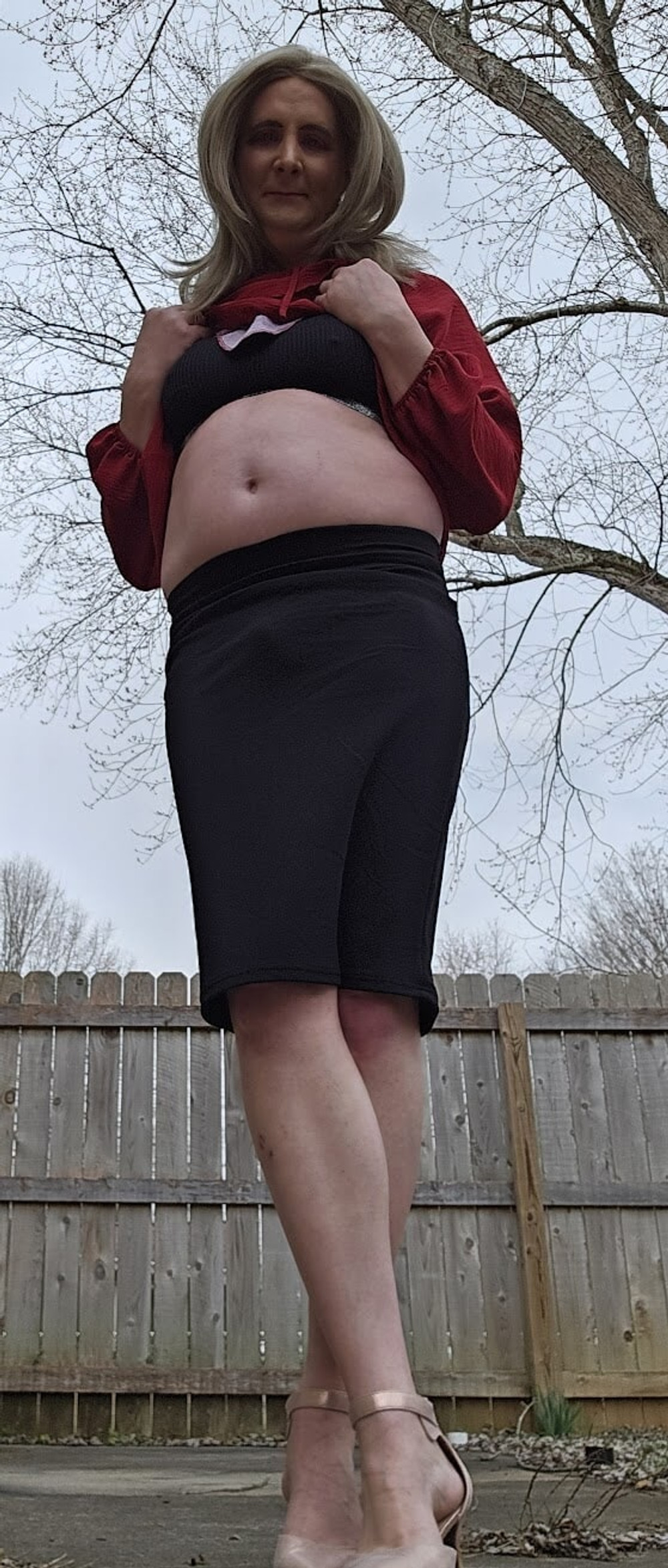 Crossdressing fun outside #20