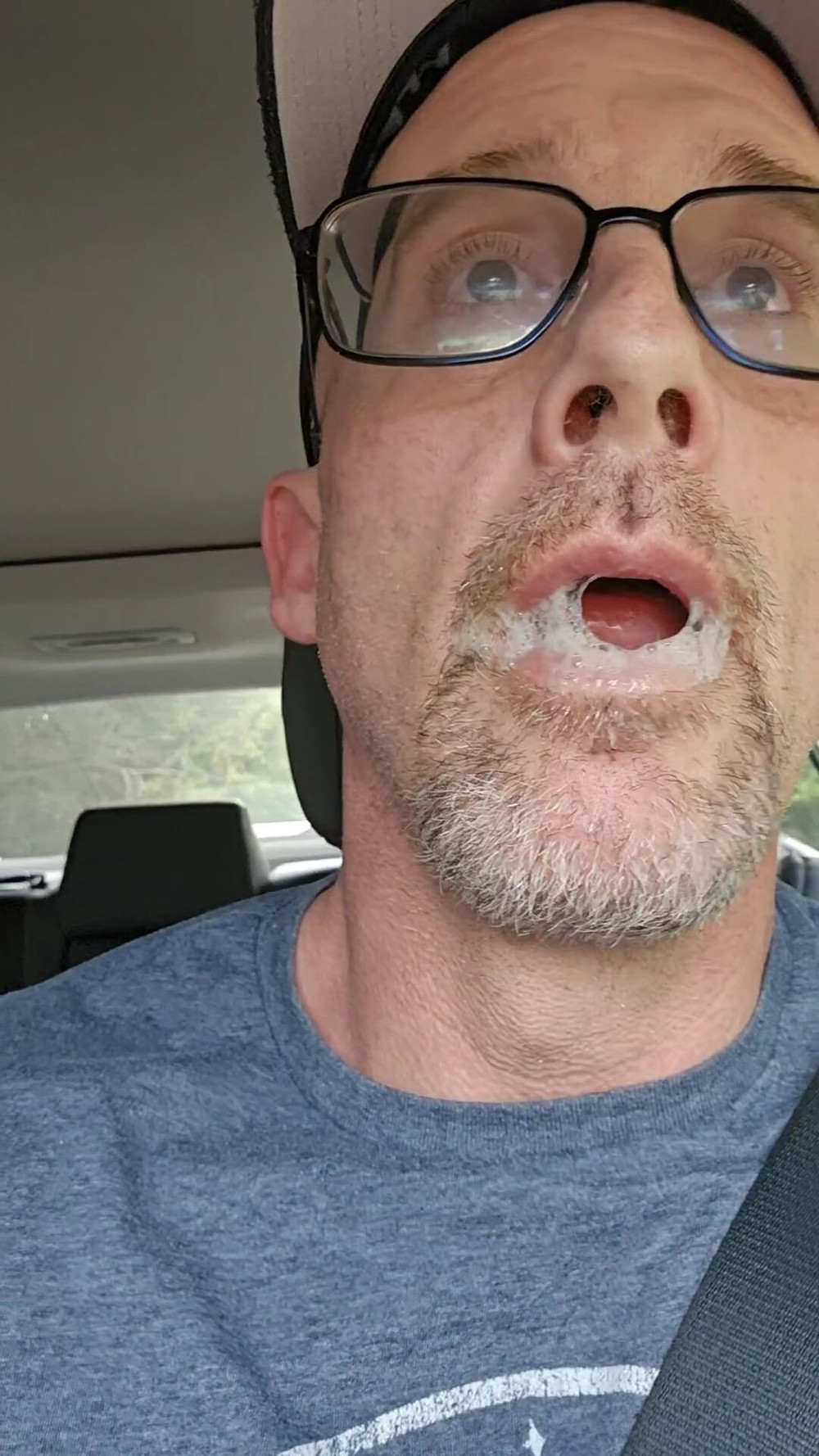 Driving away with a mouthful of jizz #3