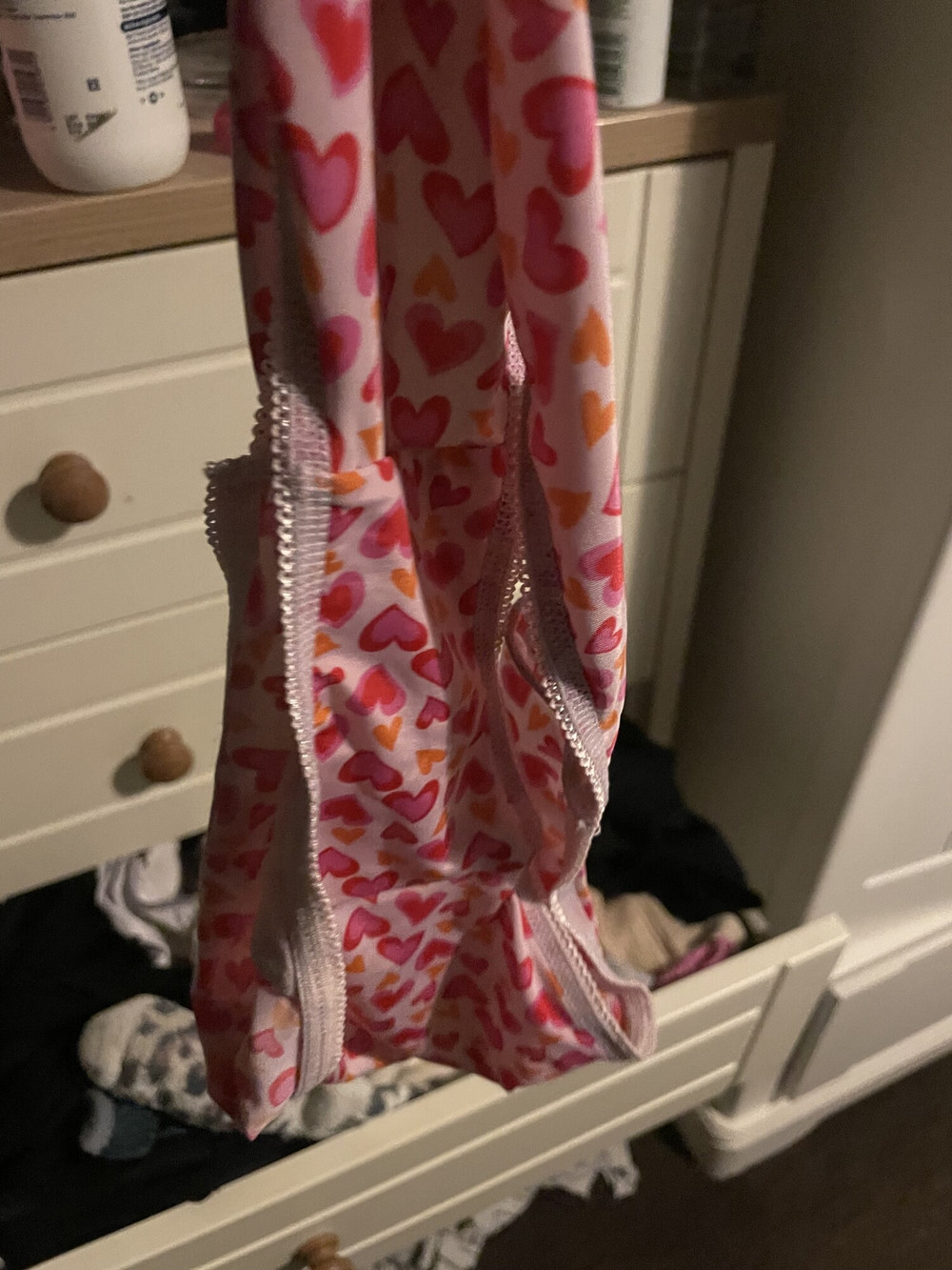 Wife’s lace knickers can not help myself  #2