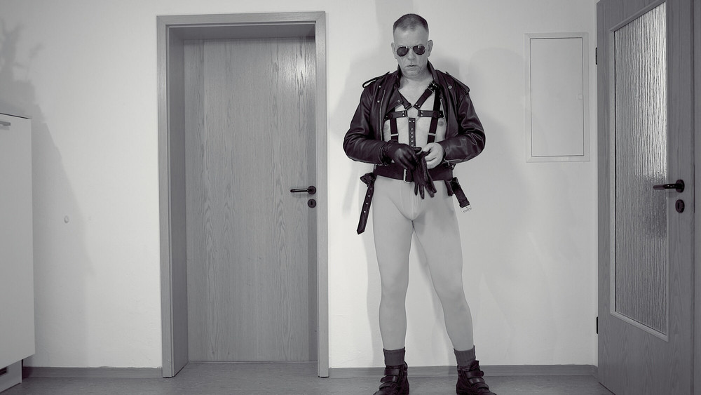 Lycra Leather Hunk 11 #5