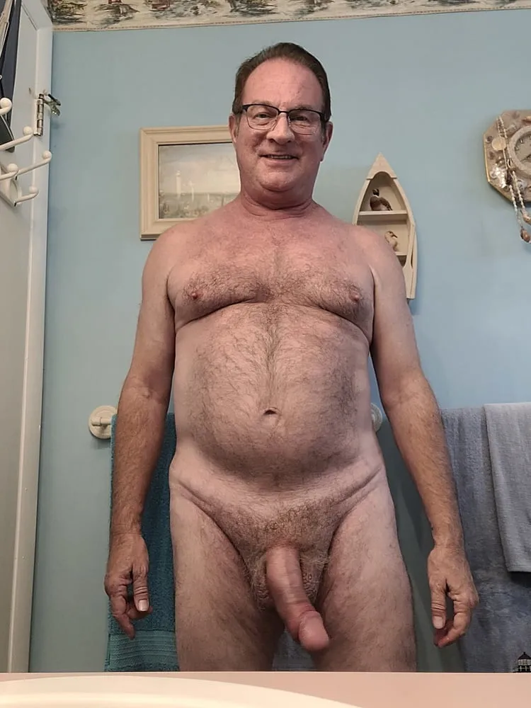 Daddy showing off my soft cock