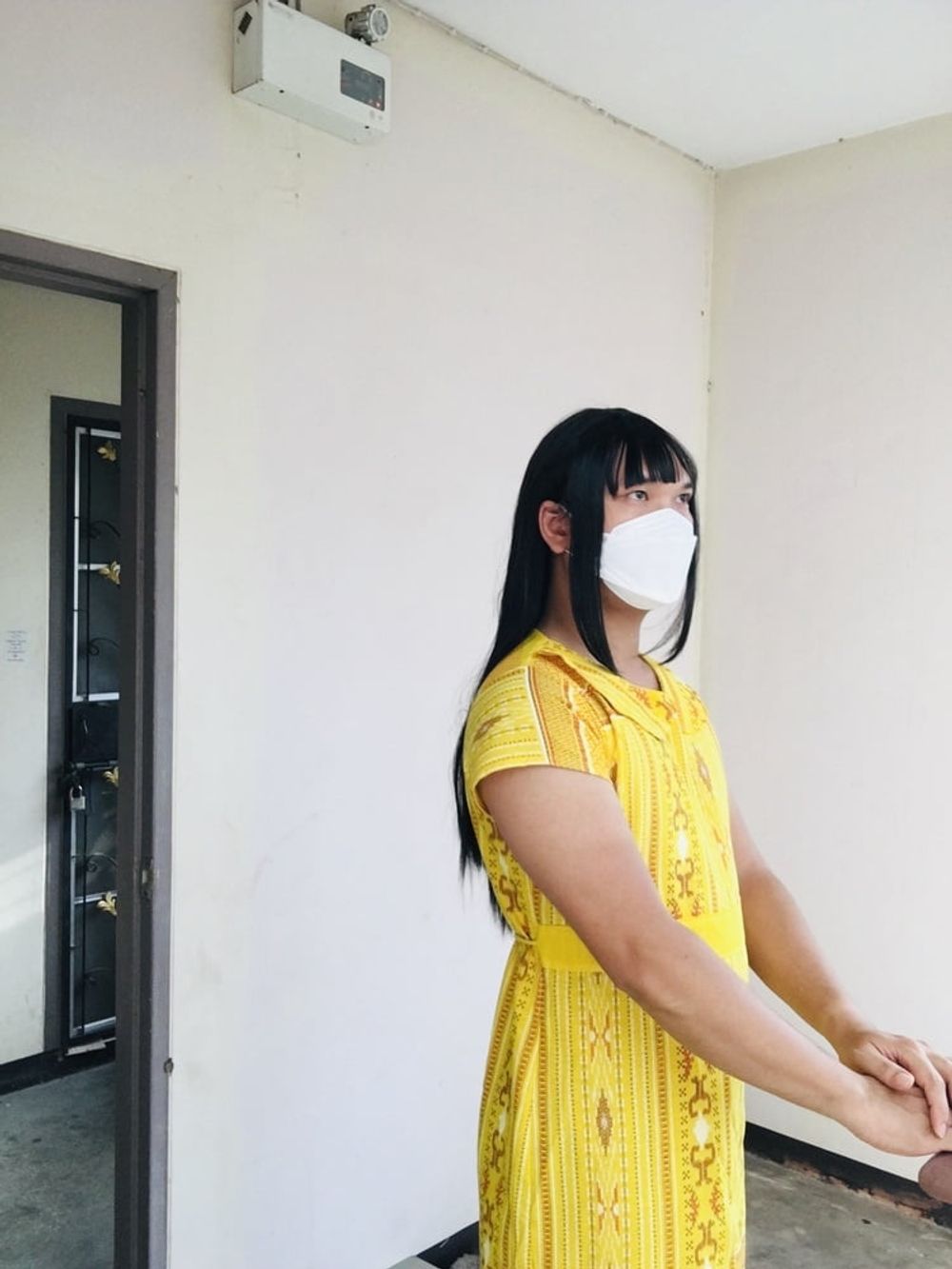 Dress Yellow Teen ladyboy #16