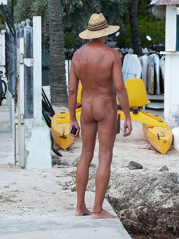 Naked on South Beach in Key West