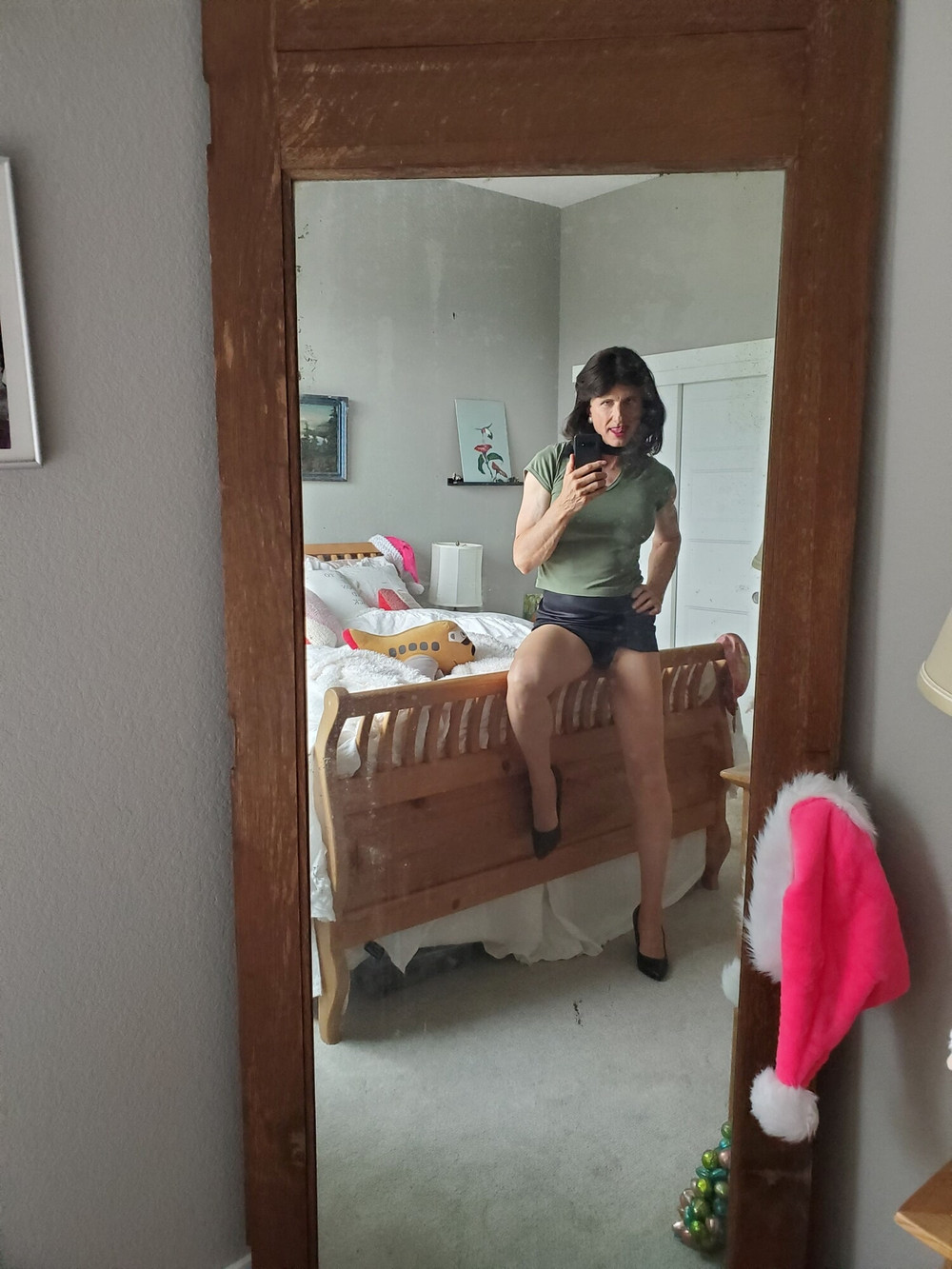 Black mini skirt #18
