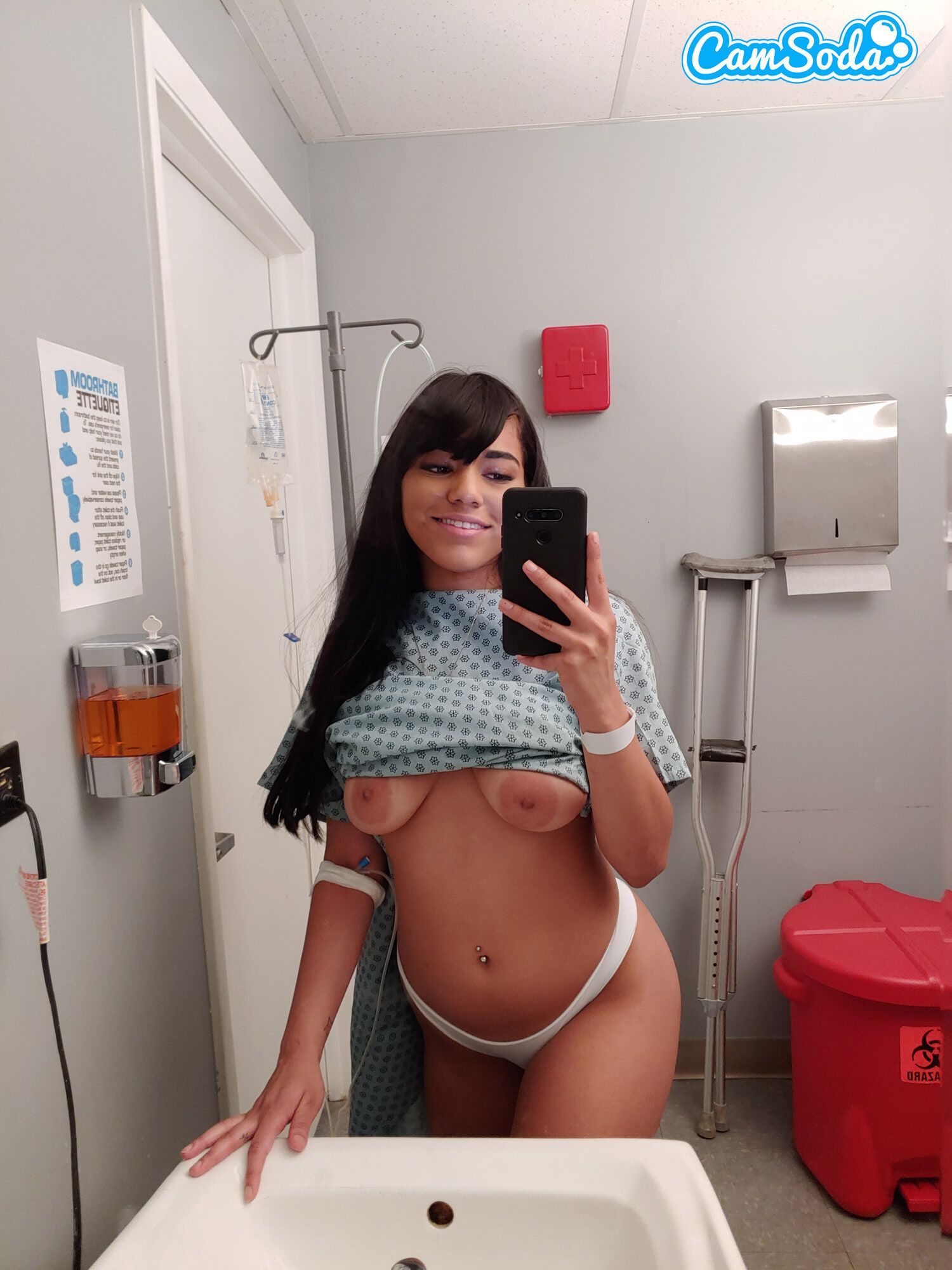 Big bootied latina teen gets horny in the ER #50