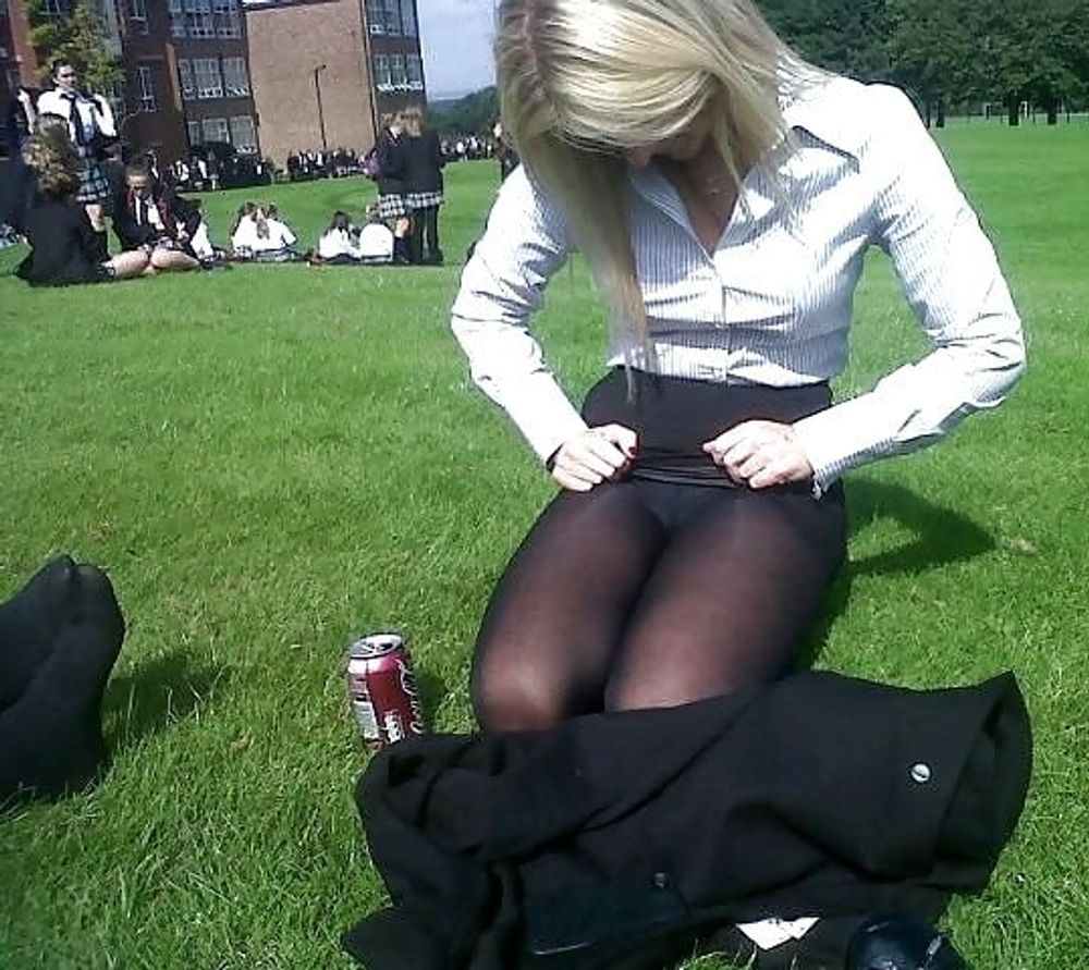 pantyhose upskirts #15