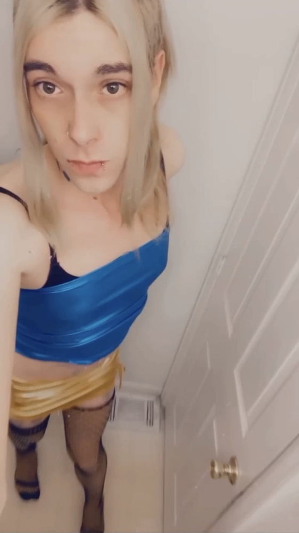 Blue and Yellow Slut #54