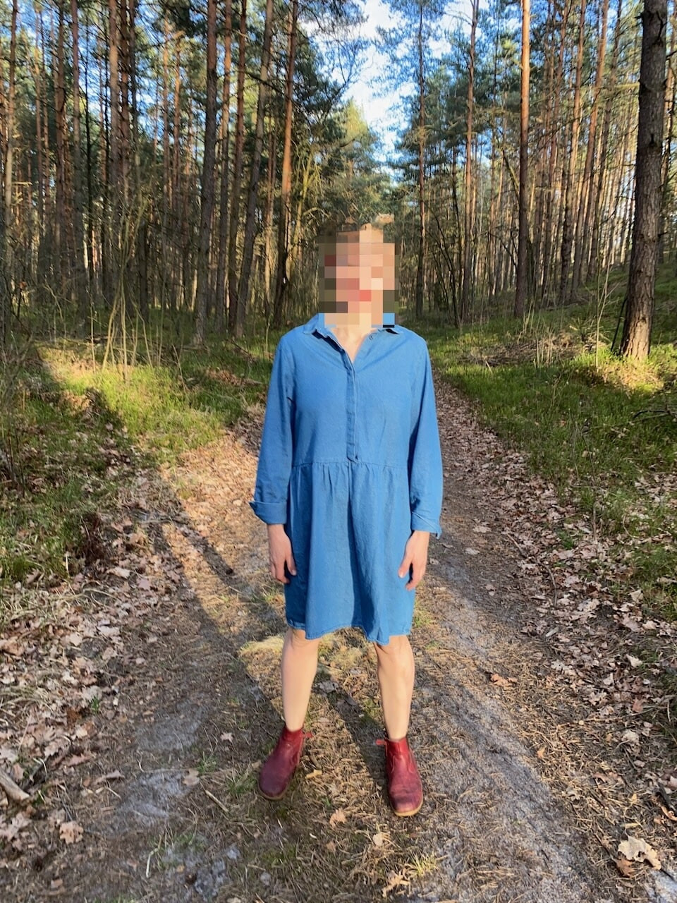 Shy pussy in the forest #2