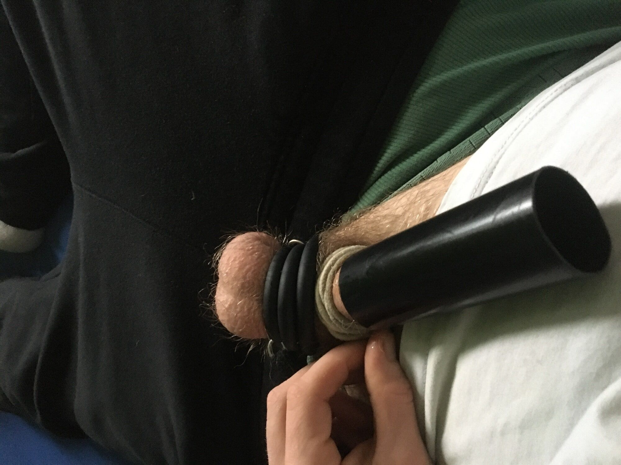 Balls With Rings And Bound Dick With Fleshlights #6