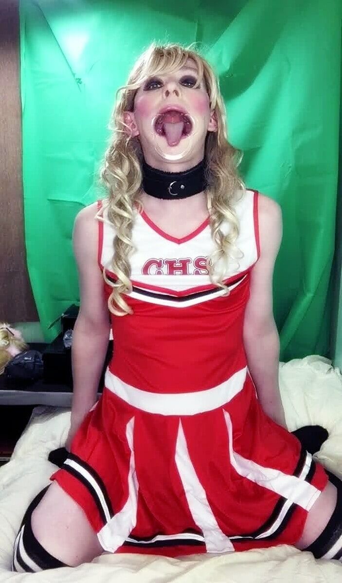 Sissy Ústa Gagged