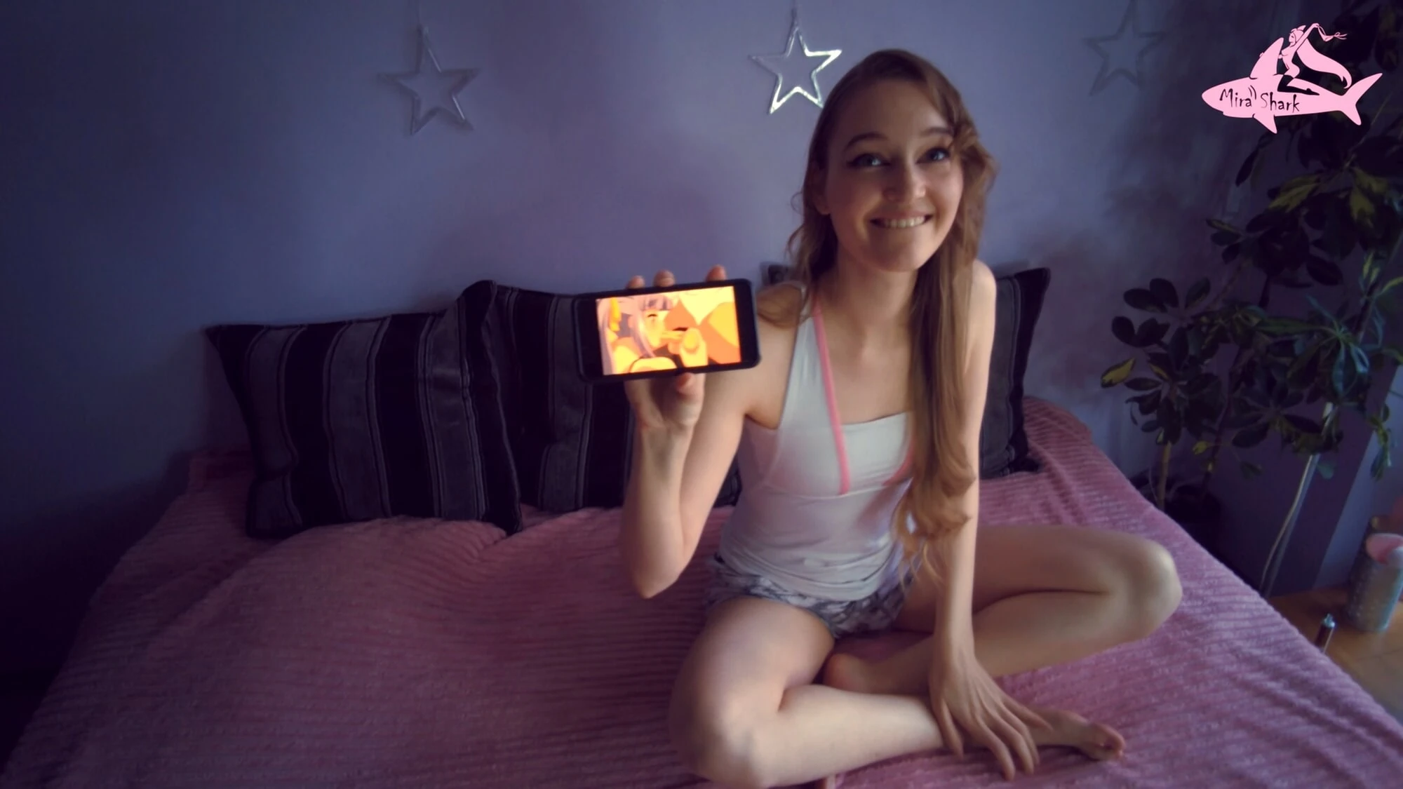 After watching hentai, step sister showed her ass 