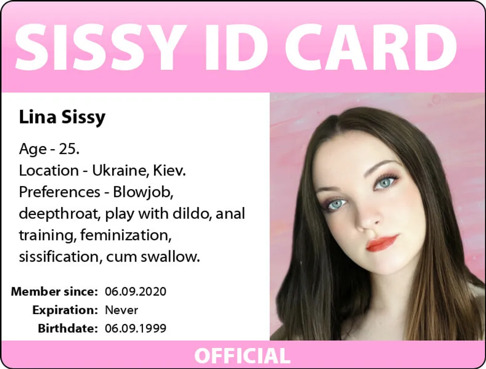 Sissy ID Card 