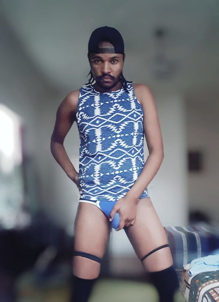 The Xhosa Nudist in underwears #3