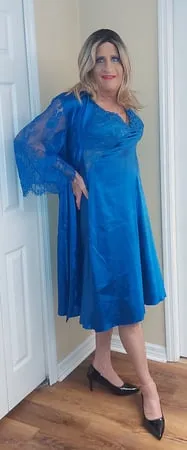 royal blue lingerie and satin dresses         