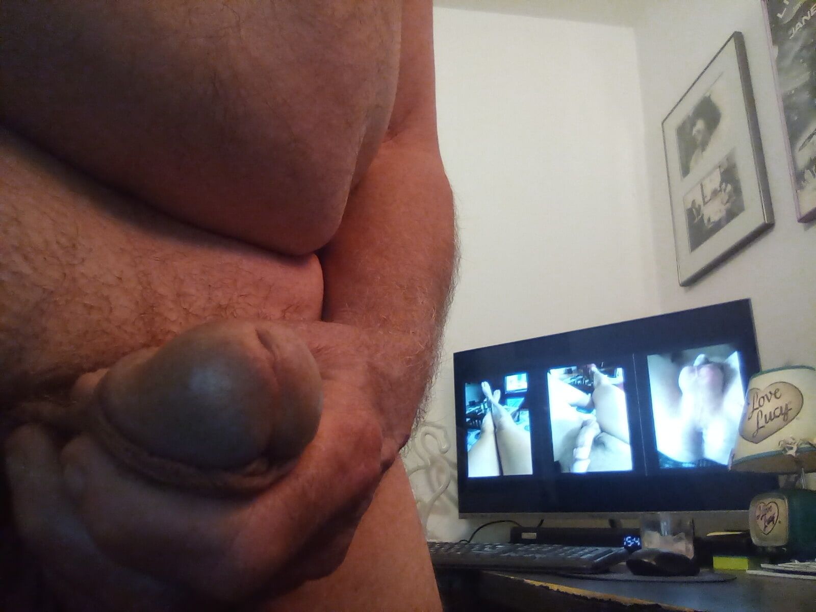 Porn Watching at Home Office