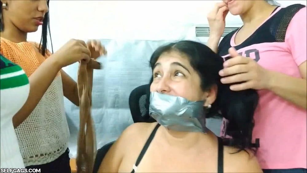 South American MILF Turned Gag Slut - Selfgags #7